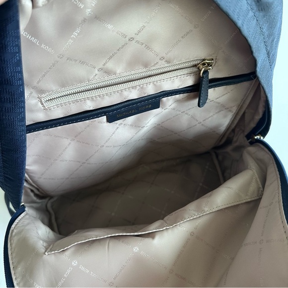 MICHAEL Kors Morgan MK Signature MD Backpack Admiral Blue/Saffiano - Picture 5 of 5